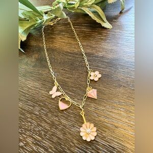 Charm necklace handmade